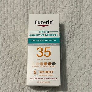 NET Eucerin Tinted Sensitive Mineral Sunscreen SPF 35
